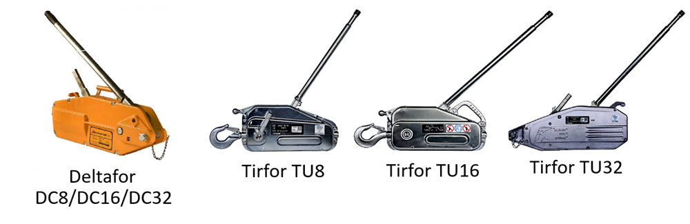 wire rope cable puller models